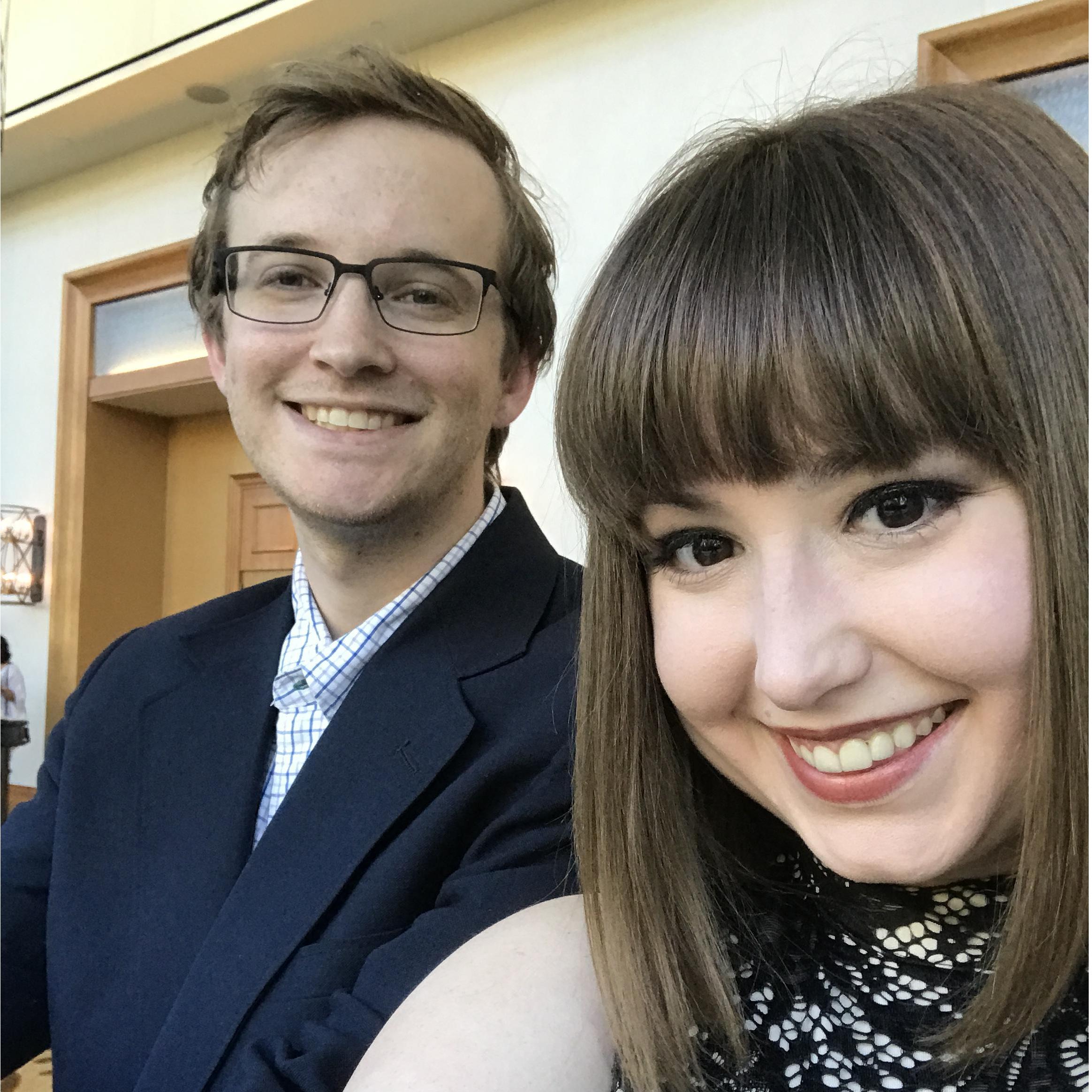 Our first event as a couple