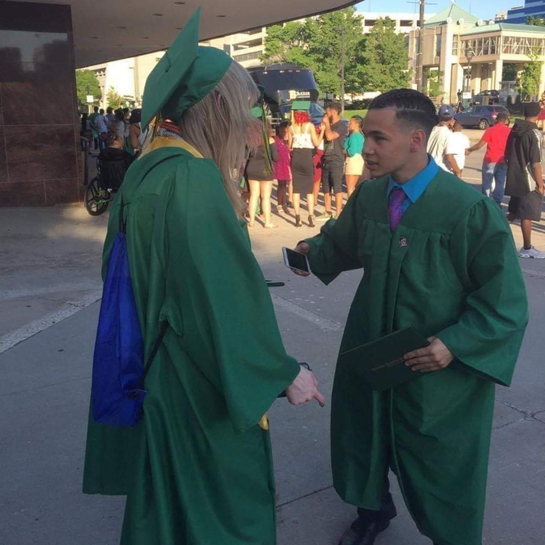 graduating together