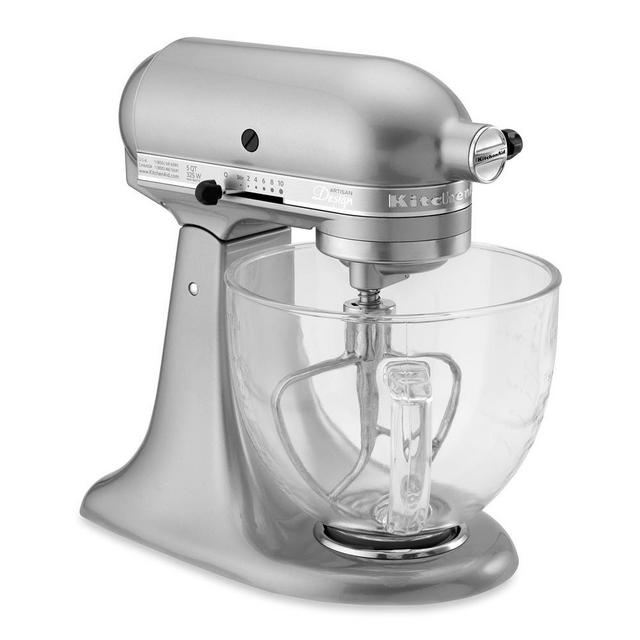 KitchenAid Artisan Design Series Stand Mixer, Sugar Pearl Silver