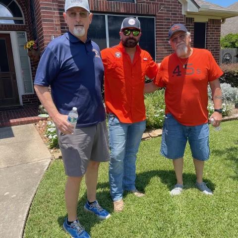 Mike, Jimmy & Jimmy ( Brother in law & father of the groom)