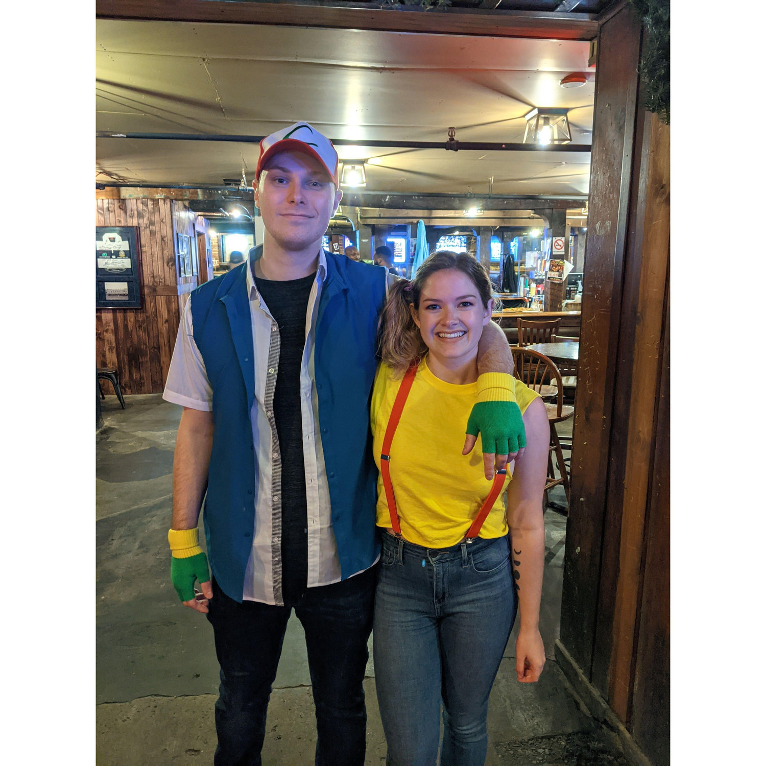 Our go-to couples Halloween costume - Ash and Misty from Pokemon