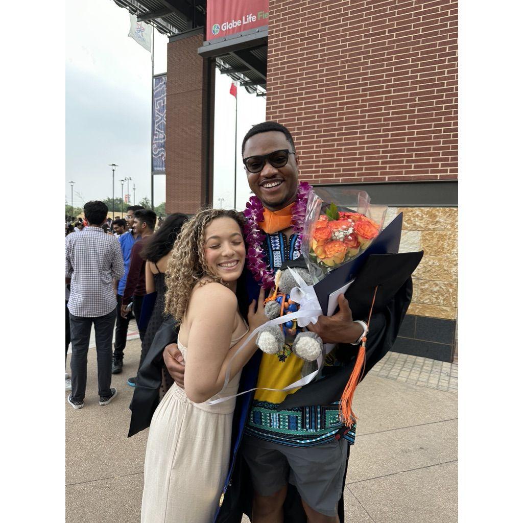 Devlin's masters graduation