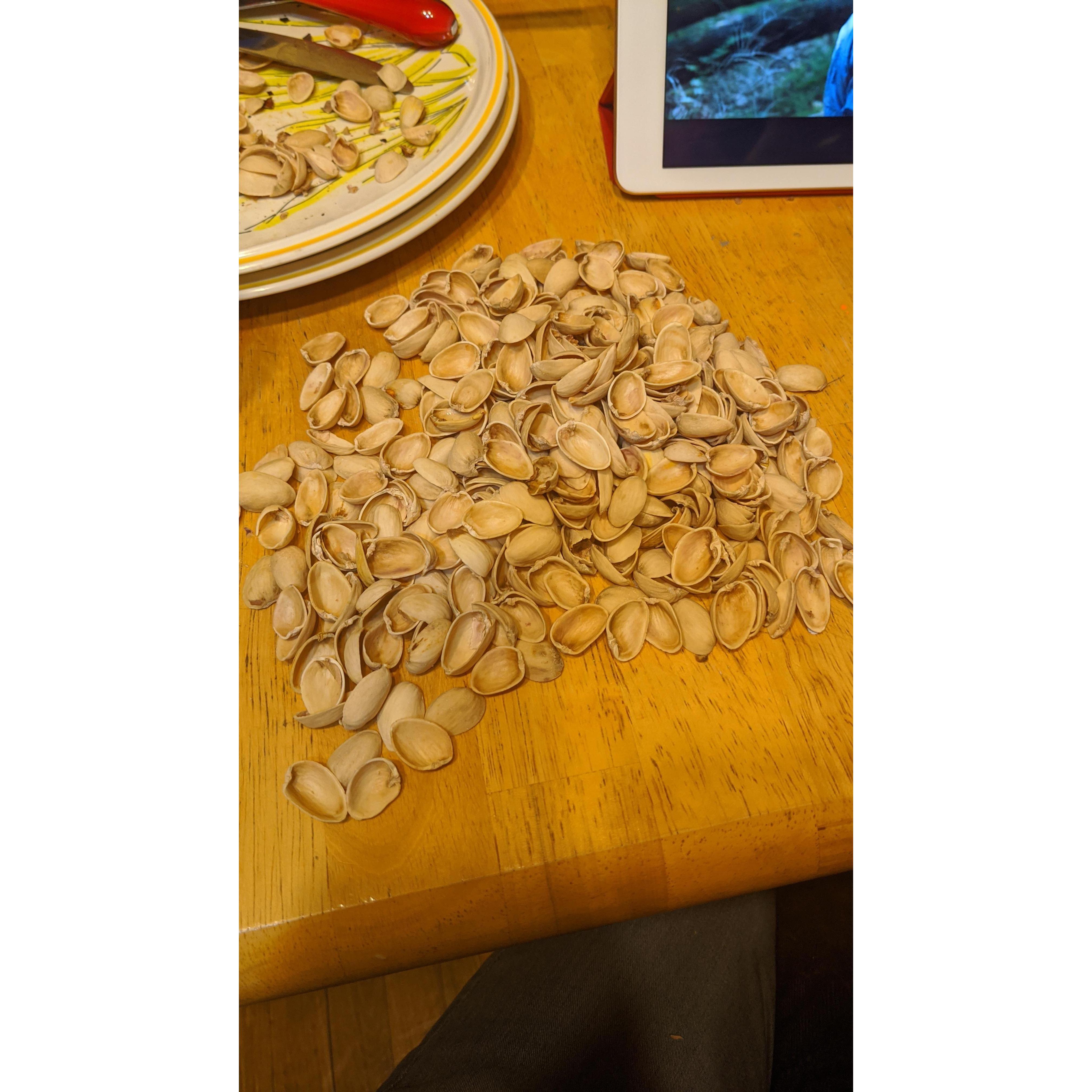 Warning: pistachios are not safe here
