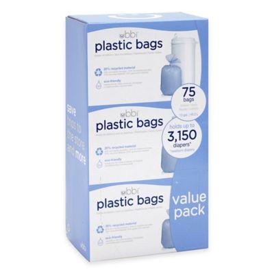 Ubbi® Diaper Pail 75-Count Value Pack Plastic Bags
