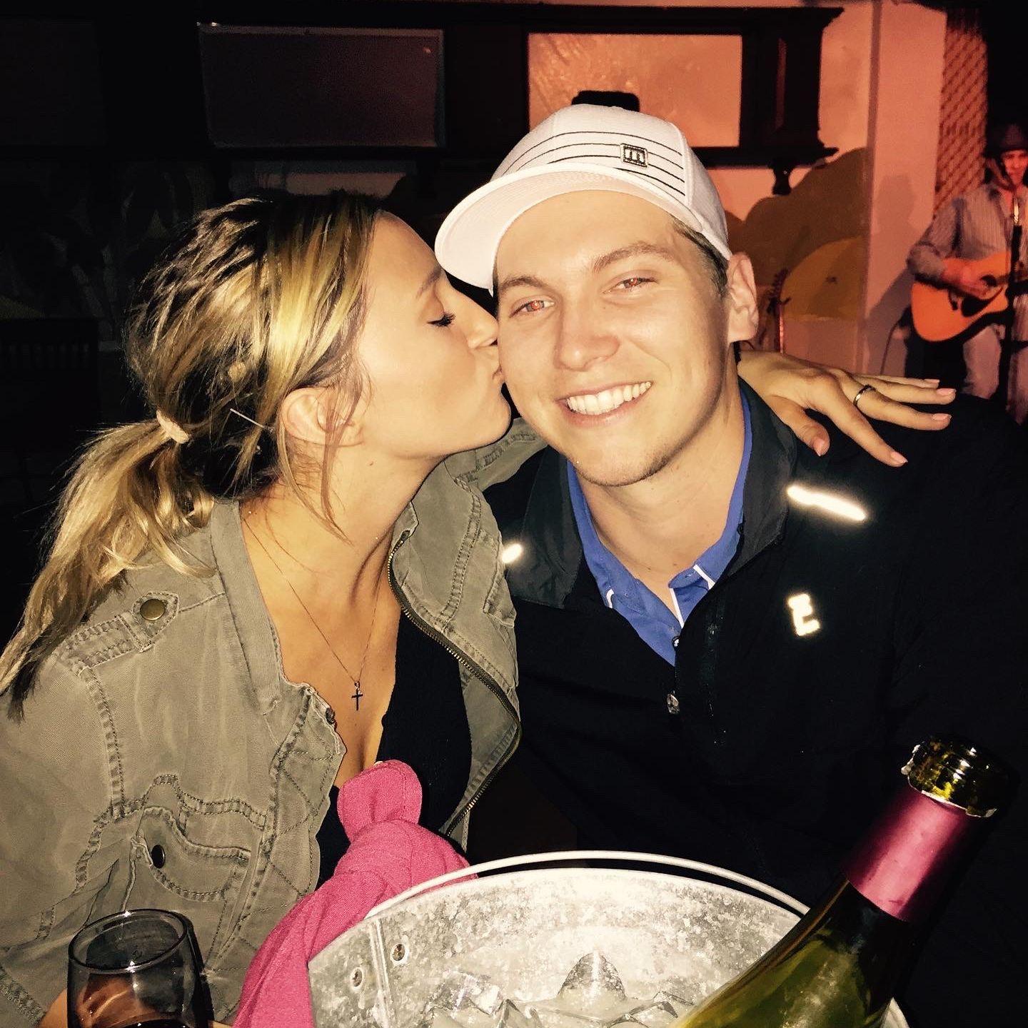 Falling in love on Main Street in Yorba Linda.