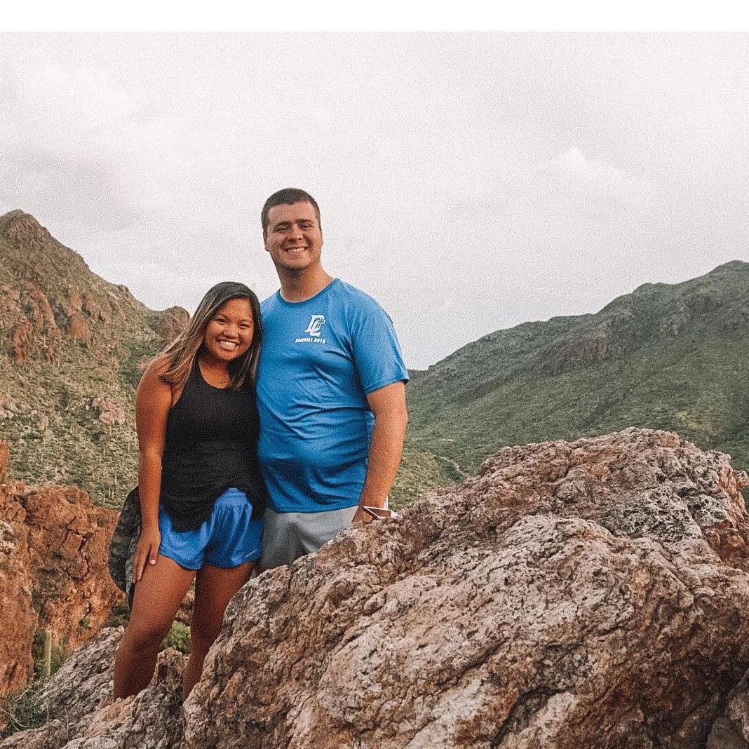We love exploring the place we're calling home now and after the wedding! Dustin is a teacher at Desert Christian High School and Amy is a pastor at Pantano Christian Church!