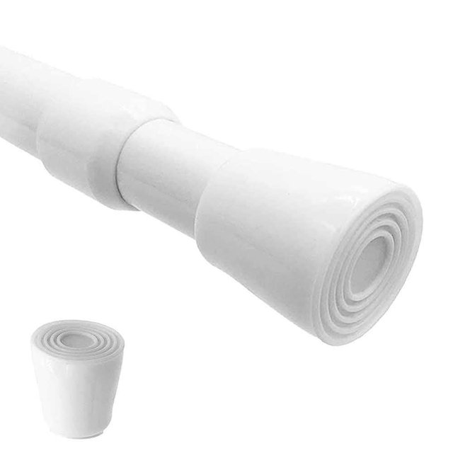 AIJIEGUANG Spring Tension Rods 28-43 Inches Spring Load Adjustable Expandable Heavy Duty Steel Small Short Tension Curtain Rod For Windows,Kitchen,Doorway,Bathroom,Cupboard Bars