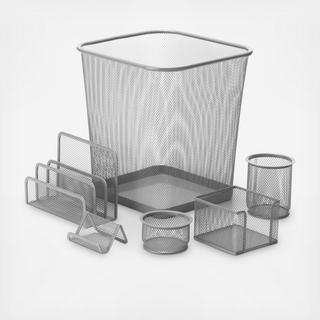 6-Piece Mesh Desk Organizer Set