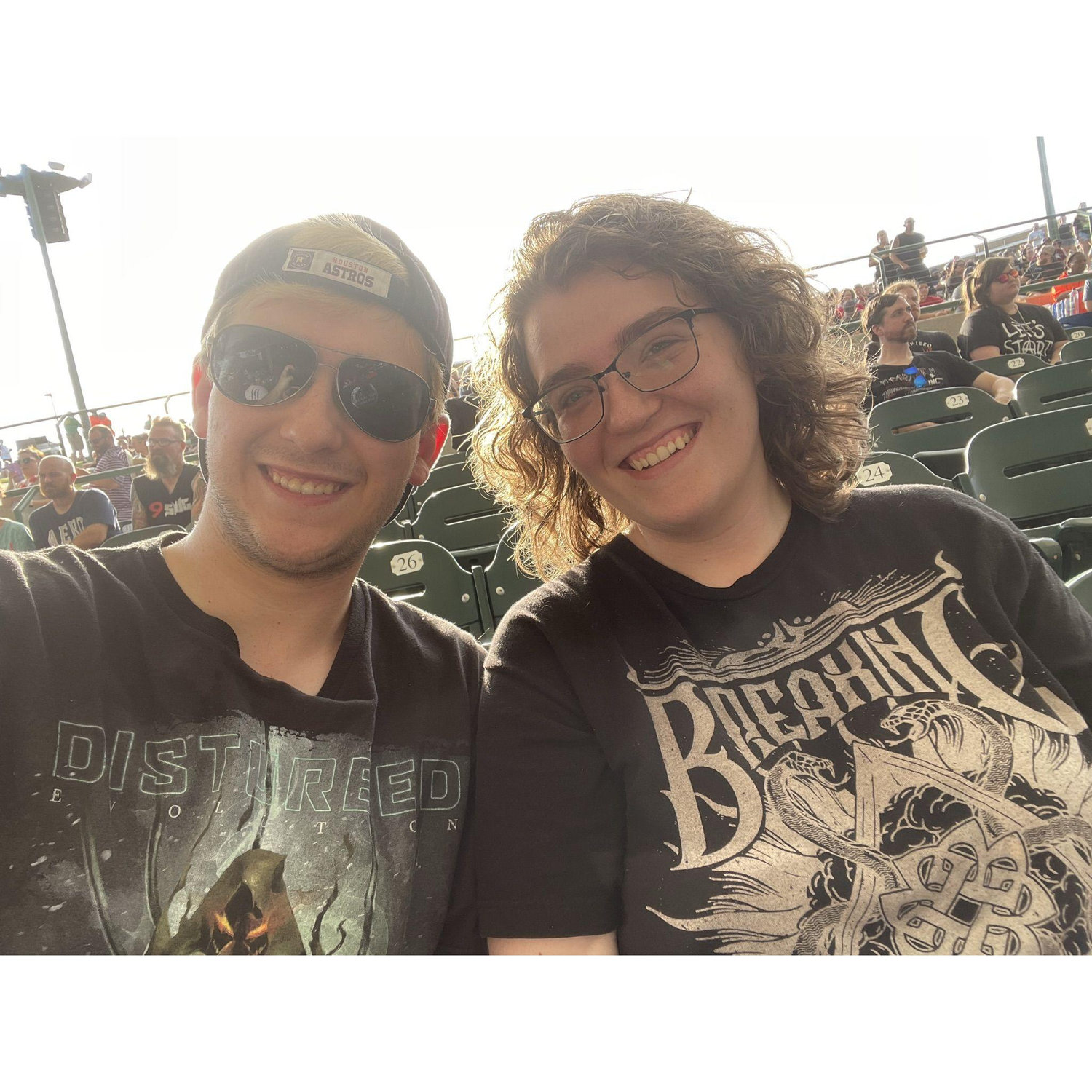 Breaking Benjamin and Disturbed Concert at the Cynthia Woods Mitchell Pavilion, July 2023