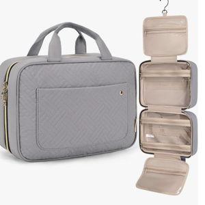 BAGSMART Toiletry Bag Travel Bag, Medium in Grey