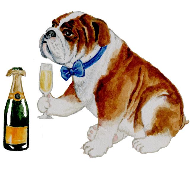 Champagne on our Honeymoon