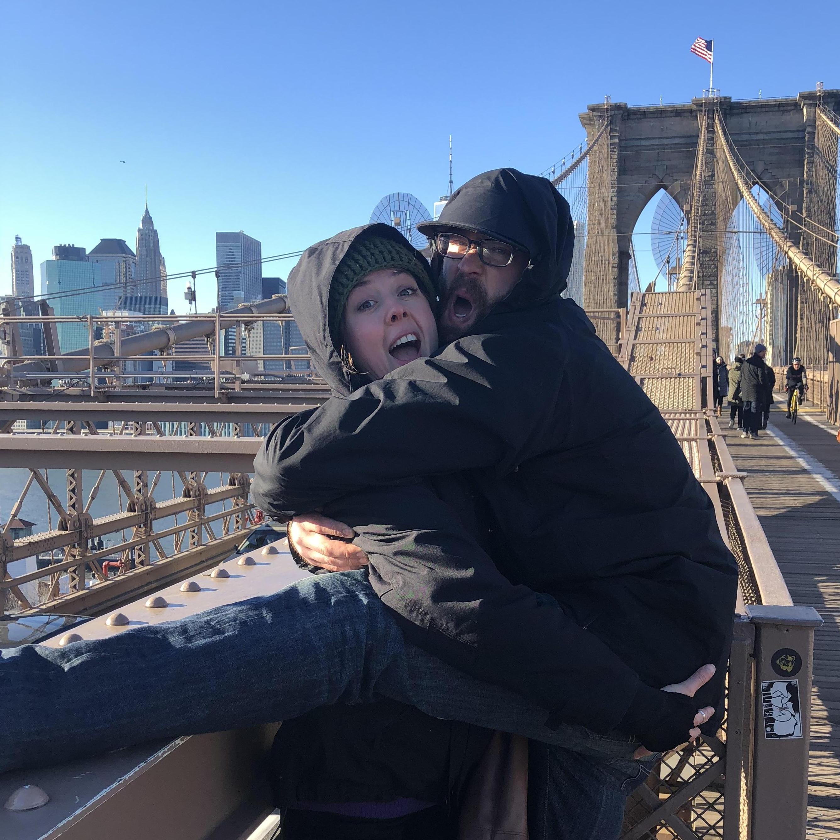 Brooklyn Bridge! I got you babe. January 2018