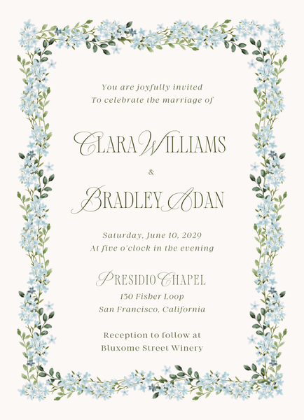 Daisi Classic | Off-White | Zola Wedding Invitations