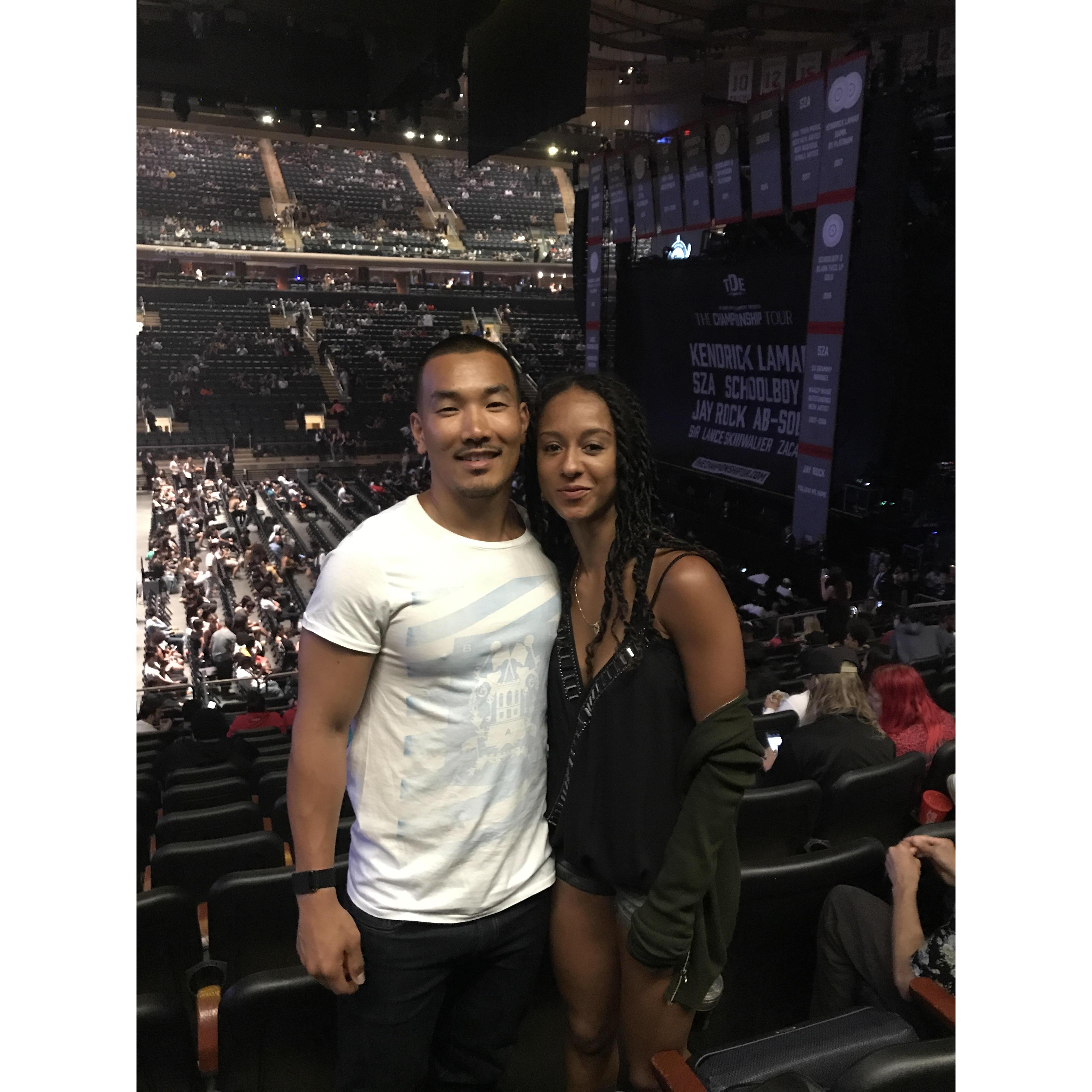 Surprise Top Dawg concert for Mike (trying to convince him NYC is where it's at)