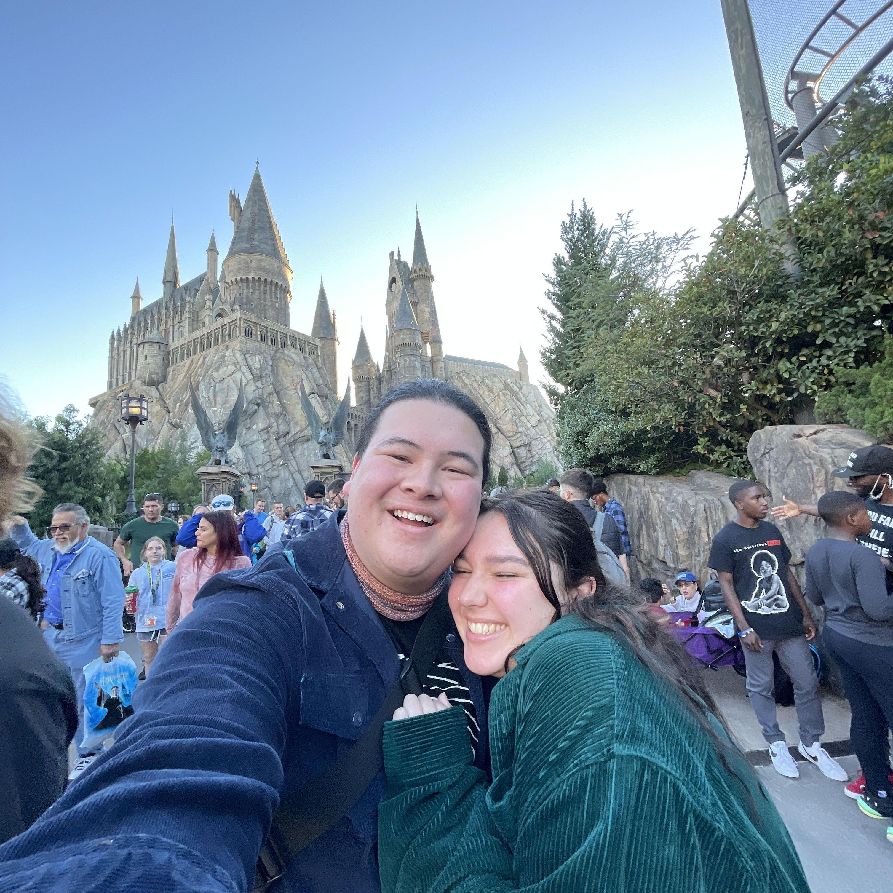 Hogwarts at Universal - we had a LOT of butterbeer!