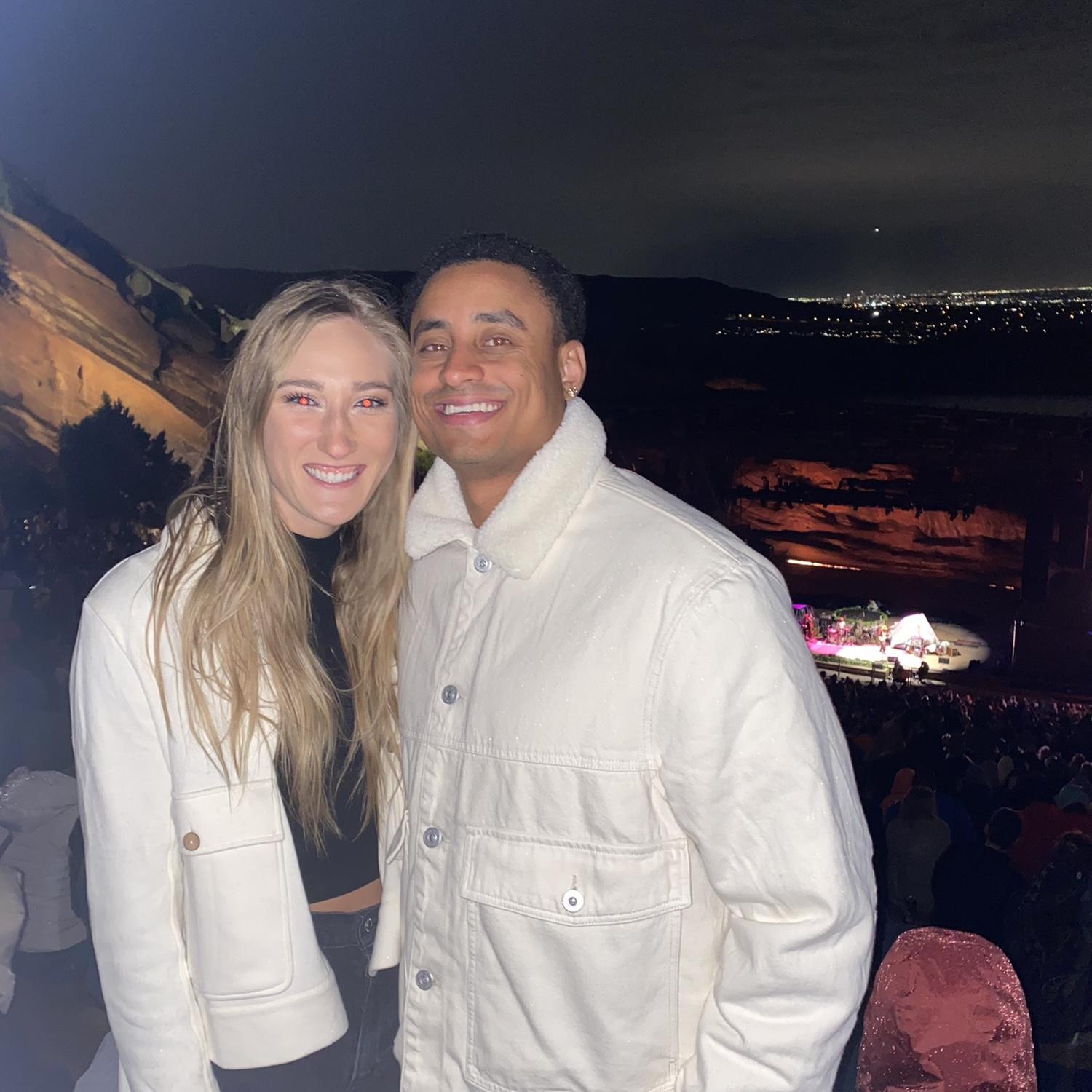 October 3, 2022 - CAAMP concert at Red Rocks in the rain