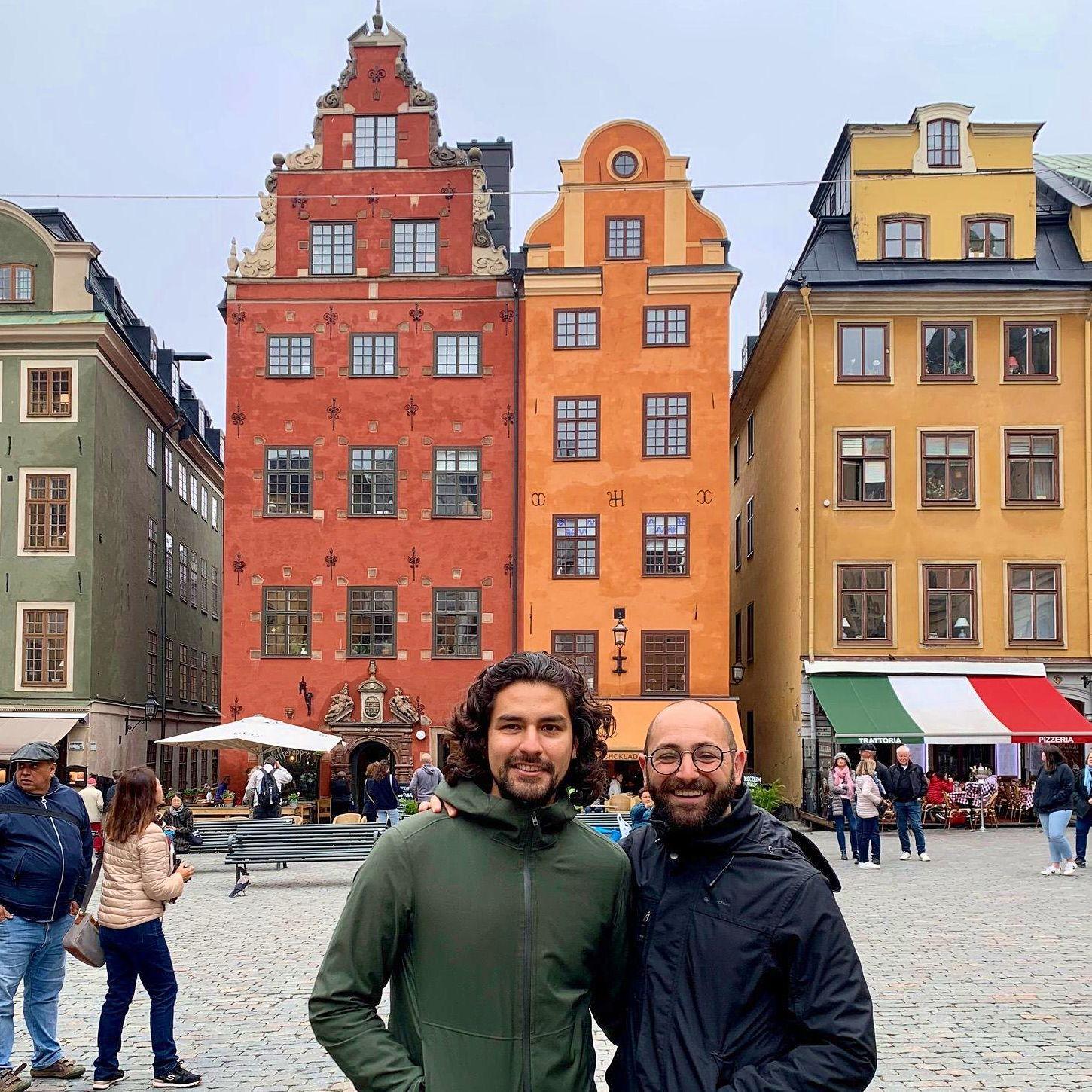 27 de agosto de 2021. Estocolmo, Suecia. Disfrutando del verano nórdico para renovar el pasaporte de Andrés que en Copenhague no hay un consulado peruano.