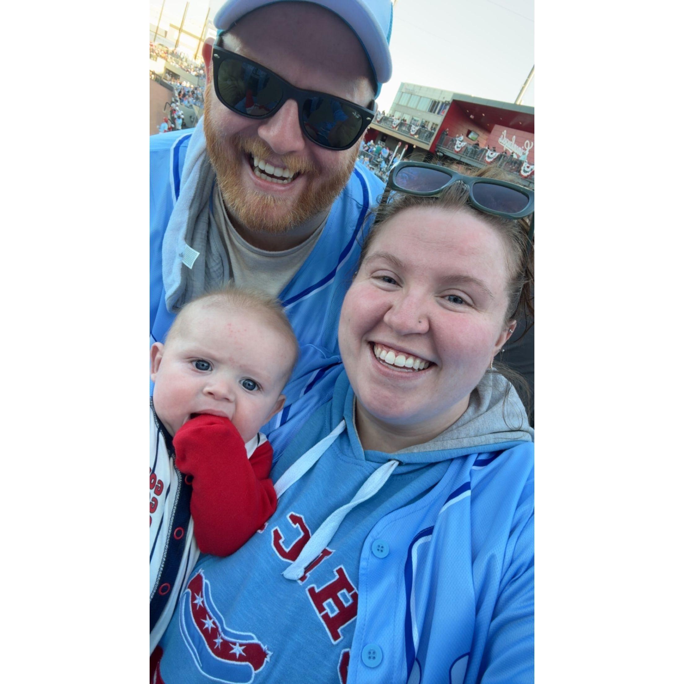 May 2025 - First Baseball Game with Tanner