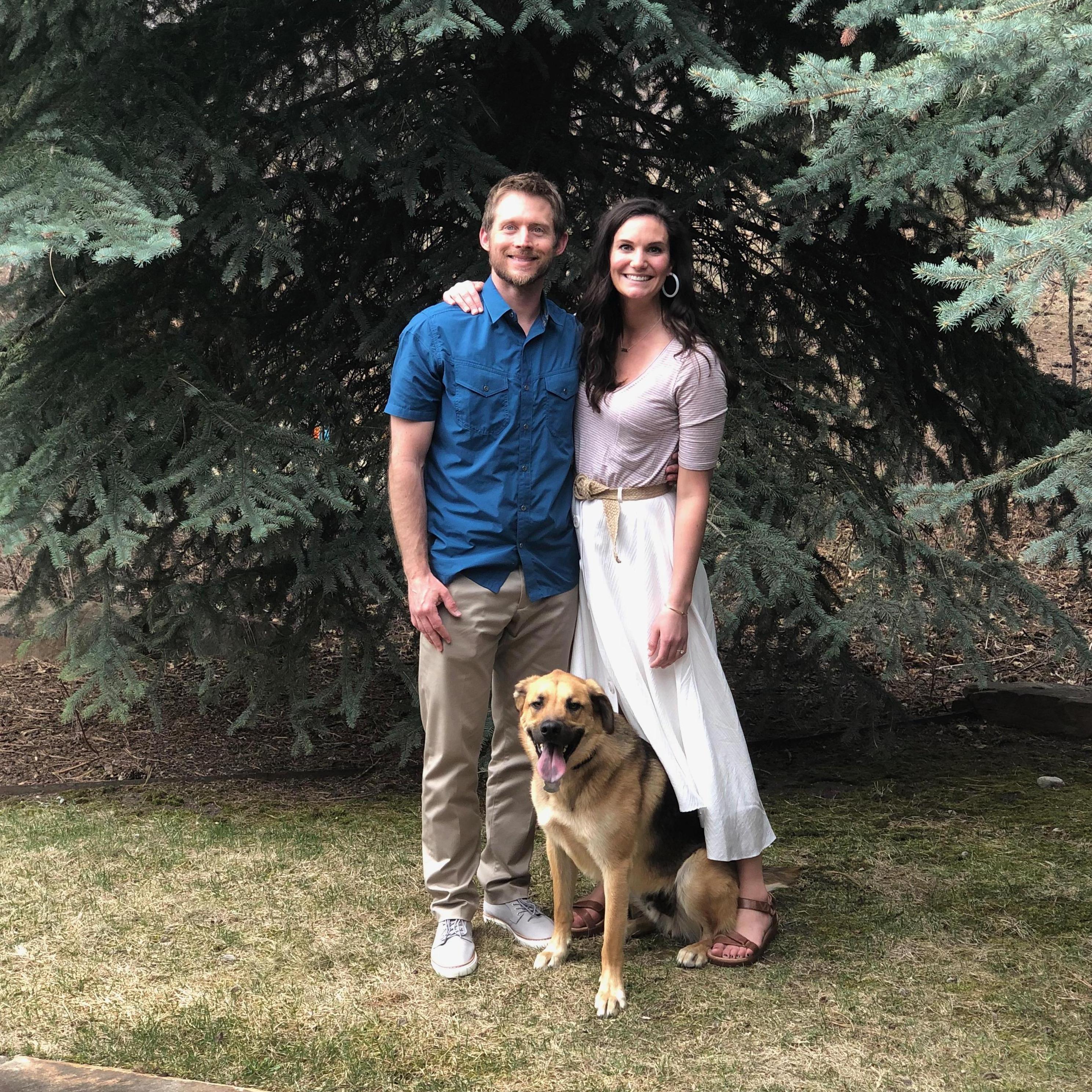 Annual easter picture at Eric's parents home