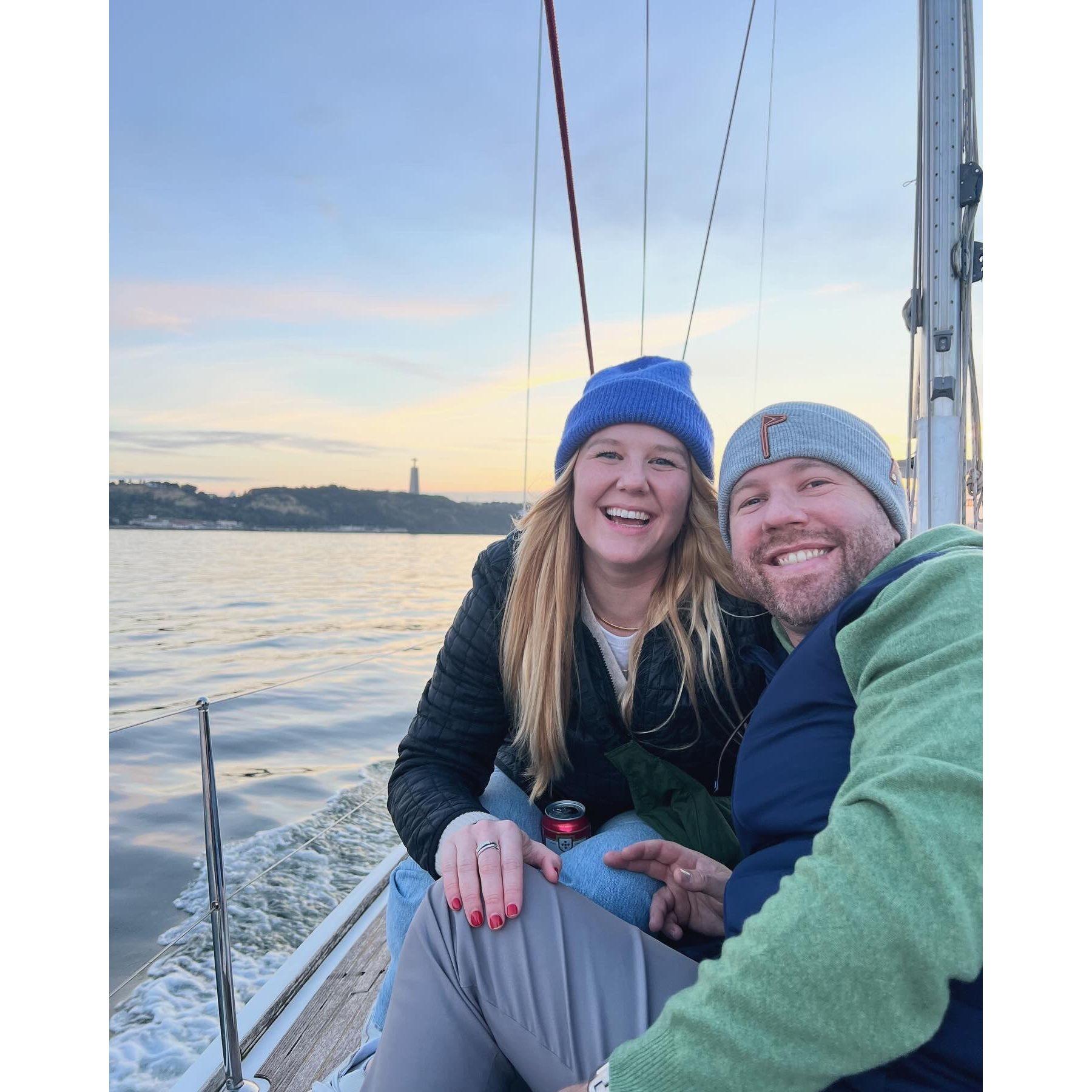 Boat ride in Lisbon!