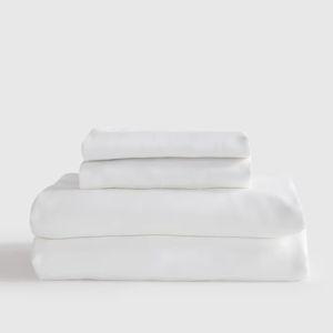 Bamboo Sheet Set in White- King