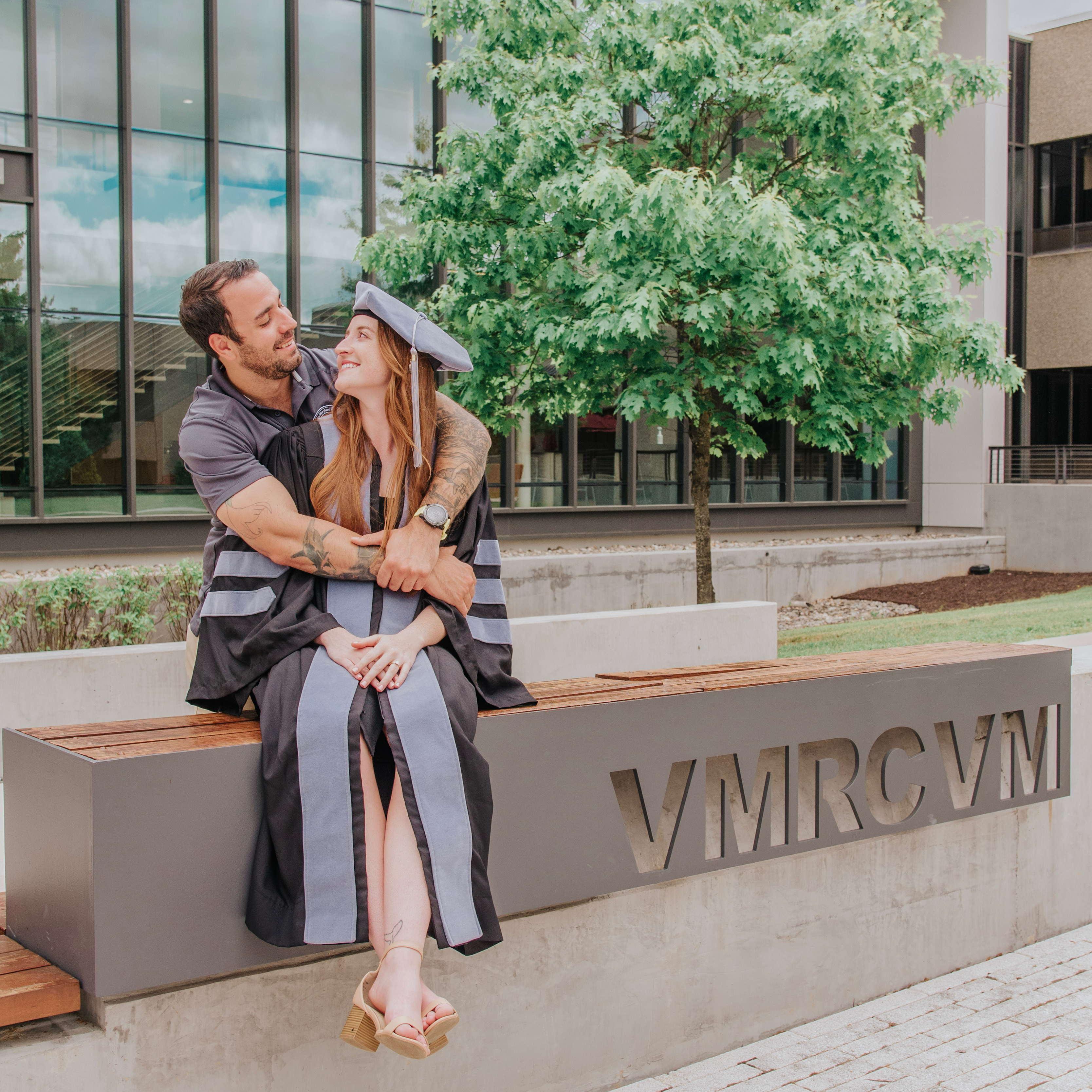 Hayley's veterinary school graduation, May 2022