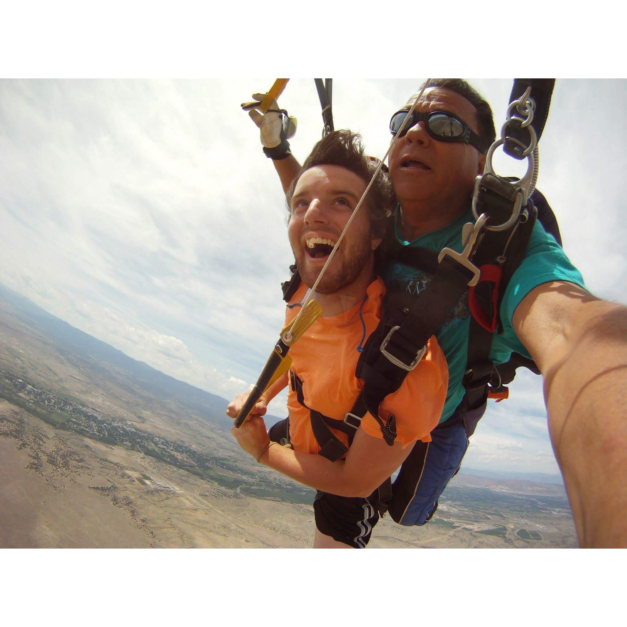 skydiving for anna's birthday, 2012