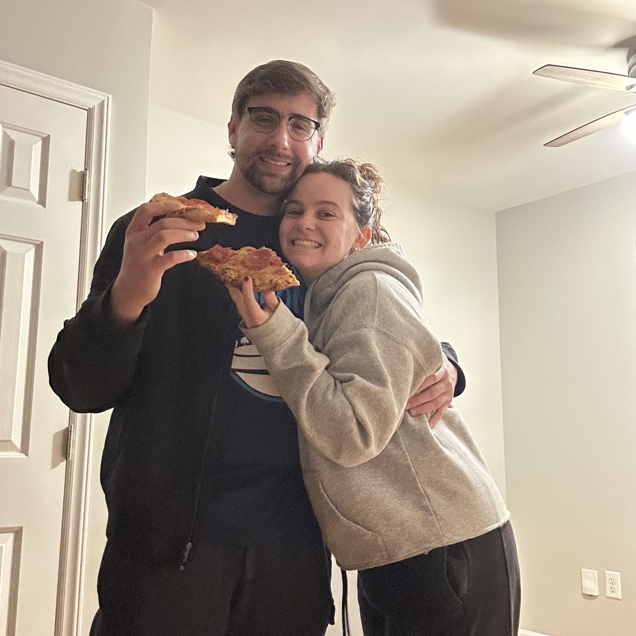 Our first meal in our home!