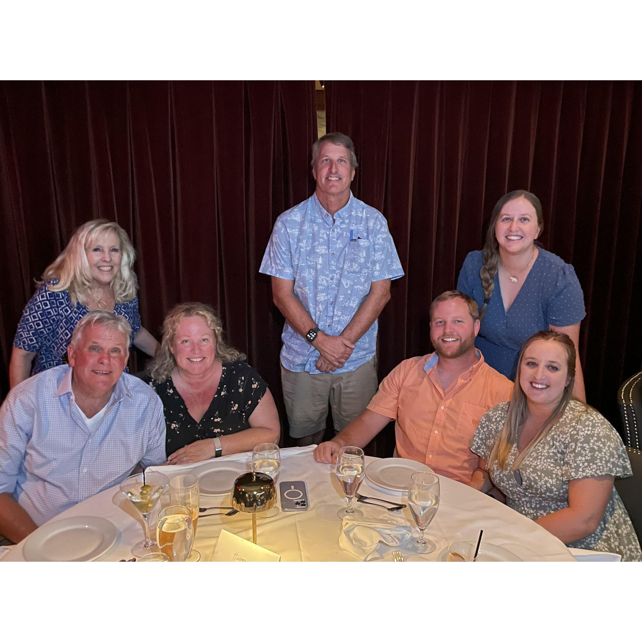 Dinner with our parents :)