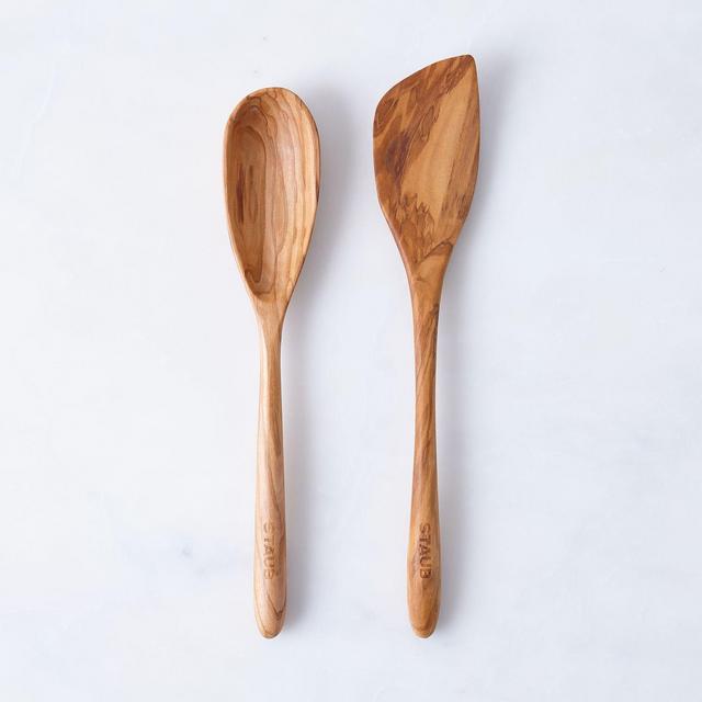 Staub Olive Wood Spoon & Spatula Set