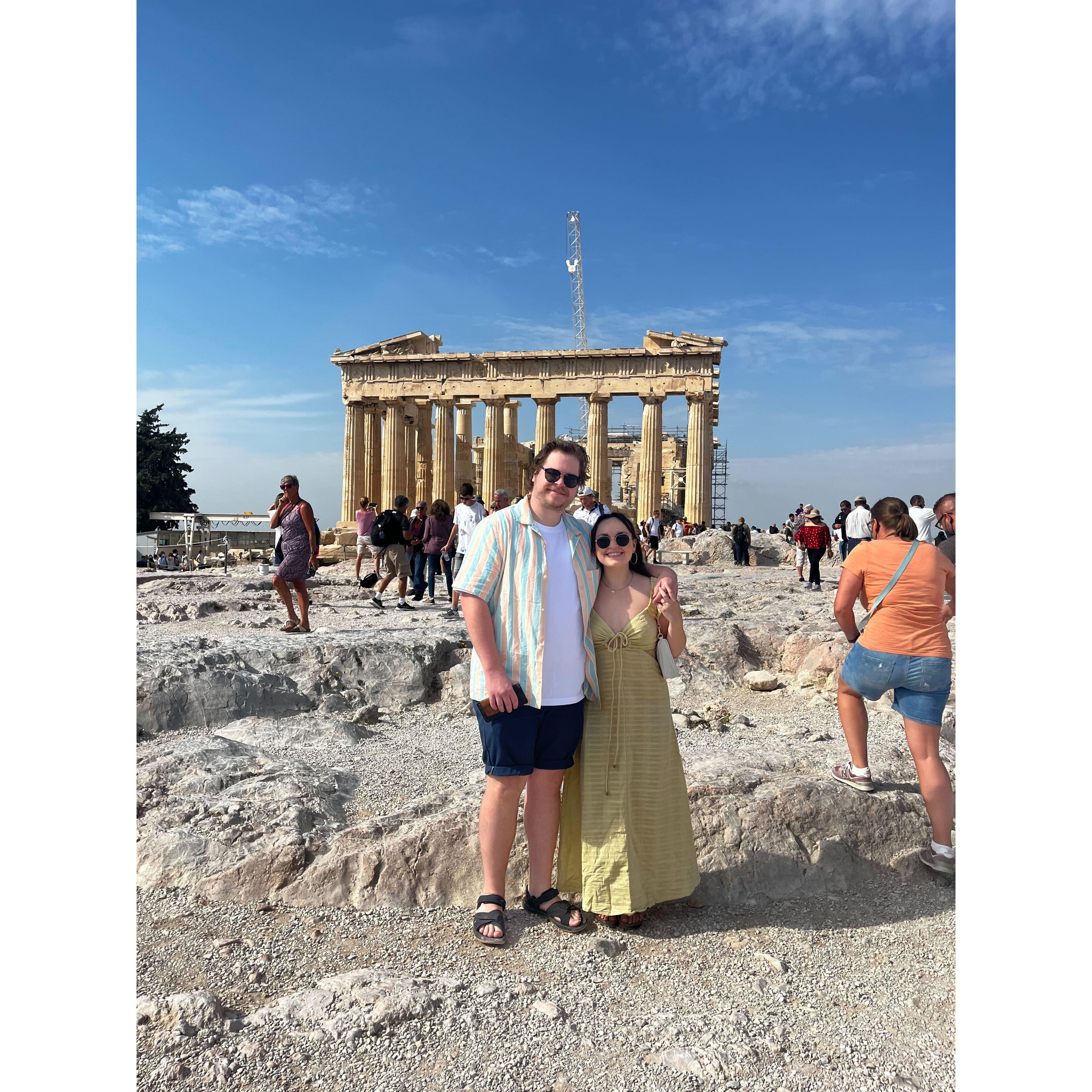 Our first euro trip together to Greece!