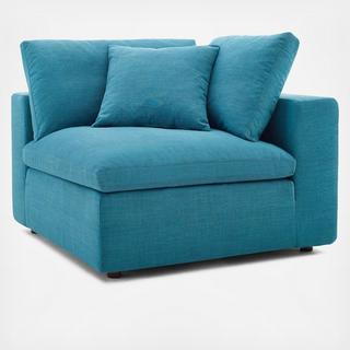 Commix Overstuffed Corner Chair