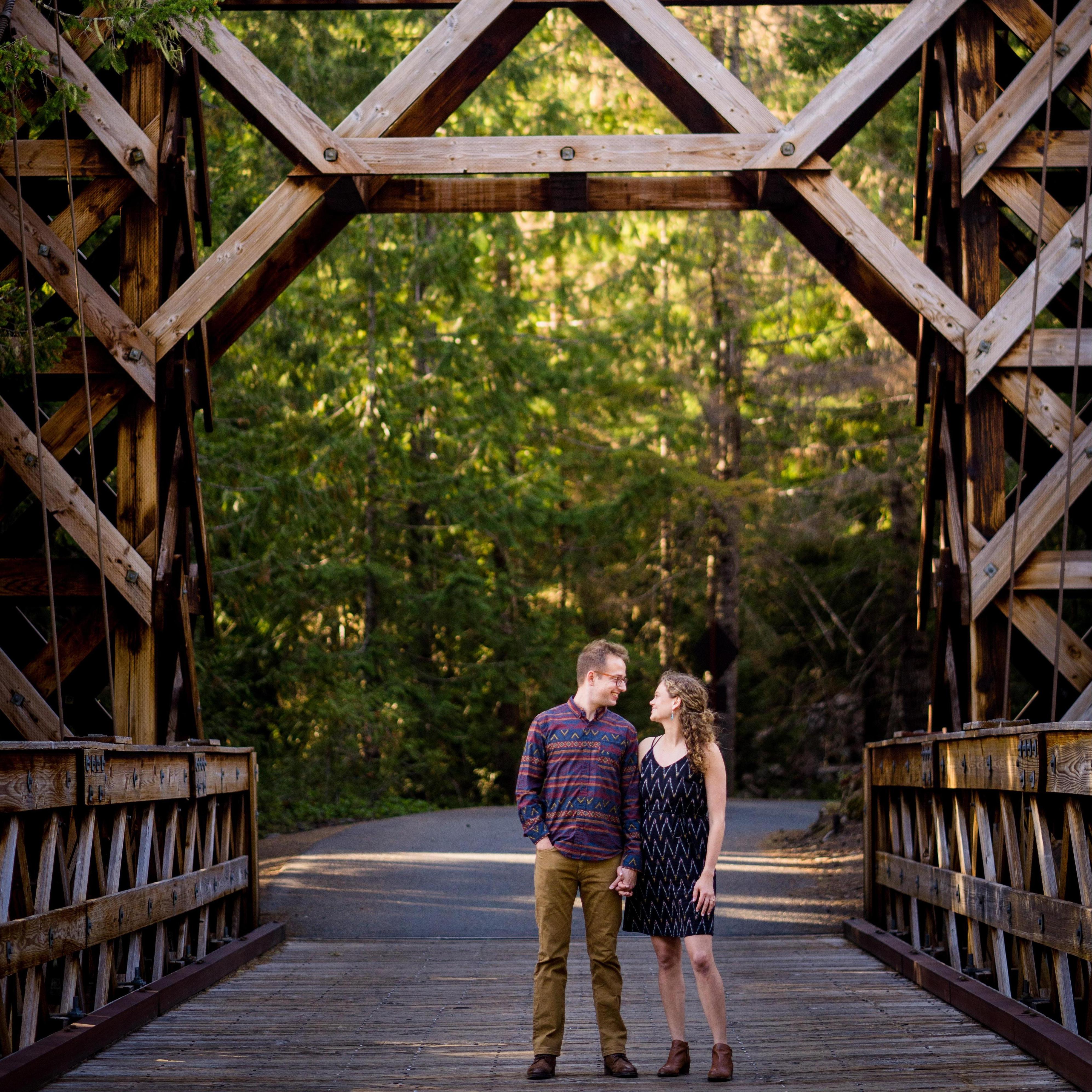 From our engagement photo shoot on Mt. Rainier