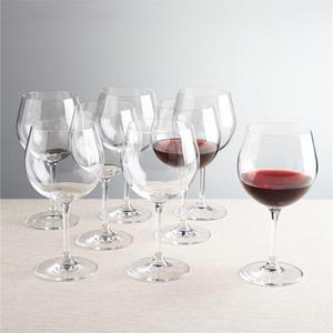 Viv Red Wine Glasses, Set of 8