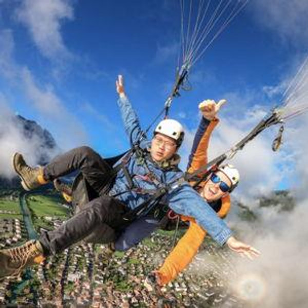 Paragliding in Interlaken Switzerland