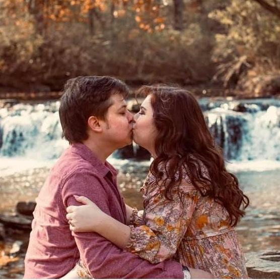 Engagement photo shoot in November 2019.