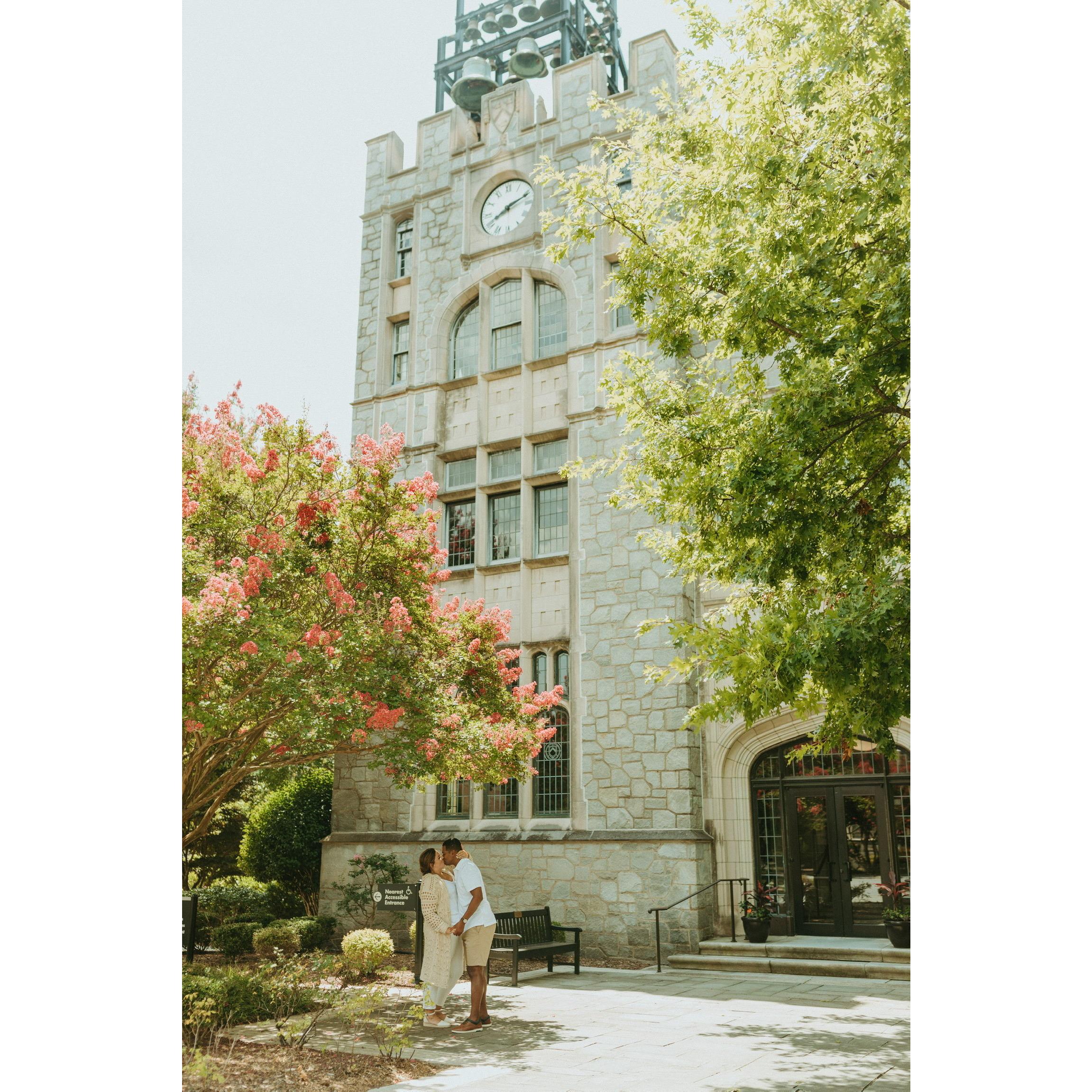 A few of our official engagement photos at Oglethorpe University