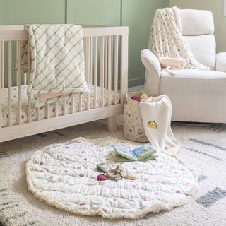 Clementine Fruits & Veggies Quilted Baby Play Mat