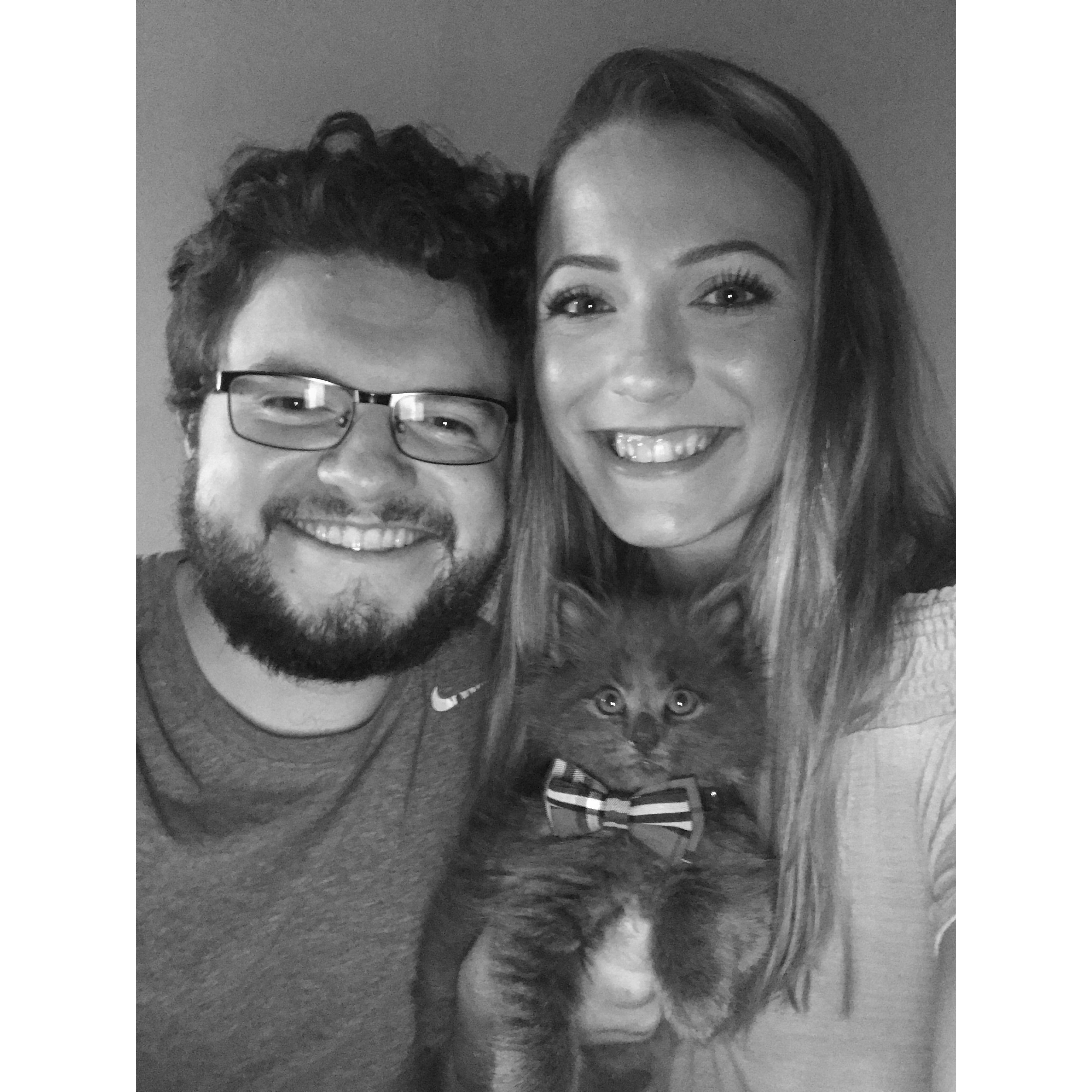 June 2021 when we first brought sweet Marshall home to Syracuse in TJ's attic apartment!