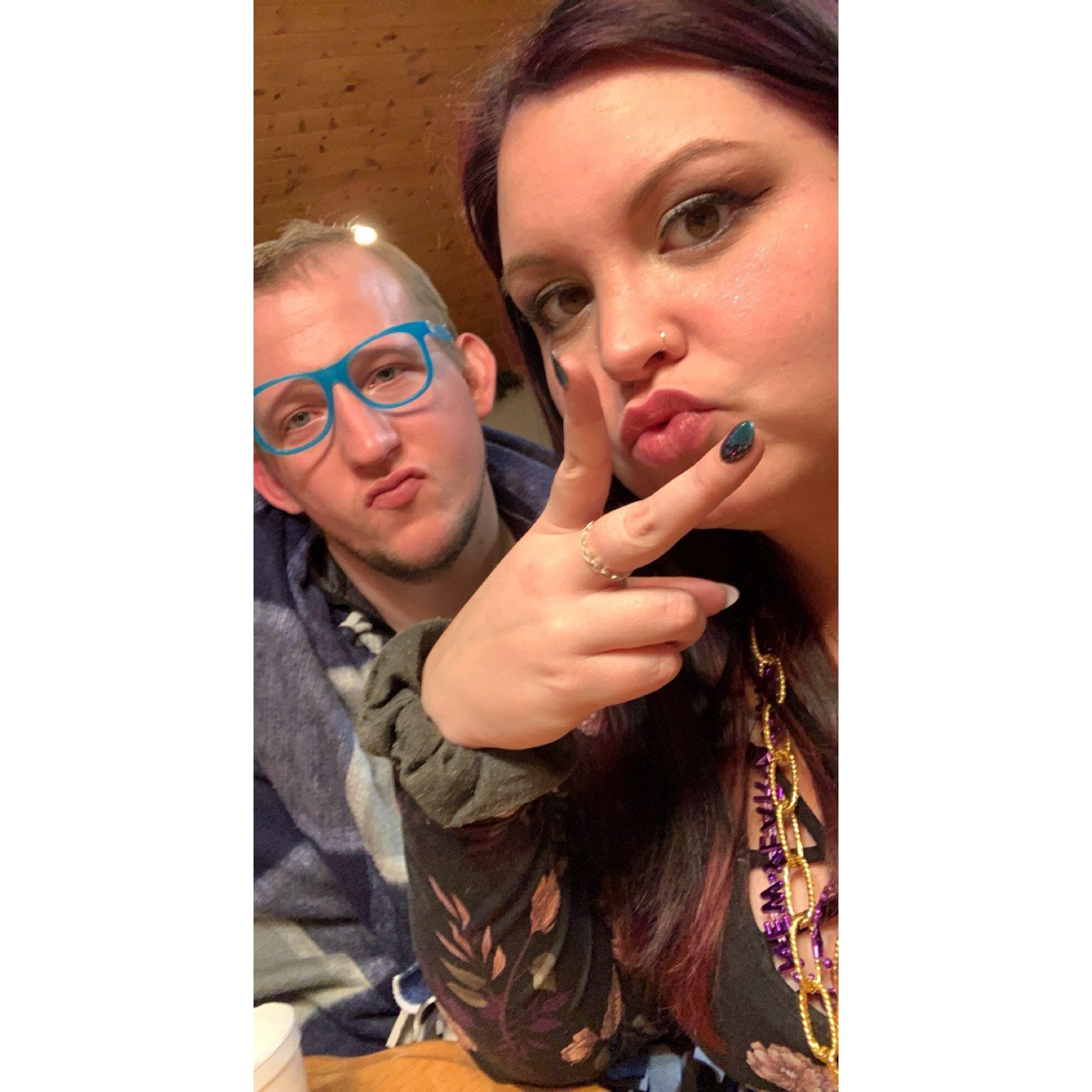 Our first New Year's together!
January 2021