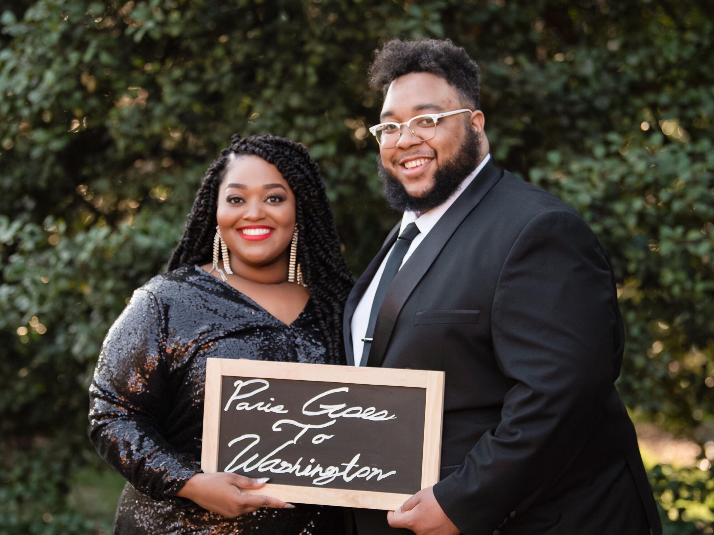 The Wedding Website of Paris Washington and Bryan Washington