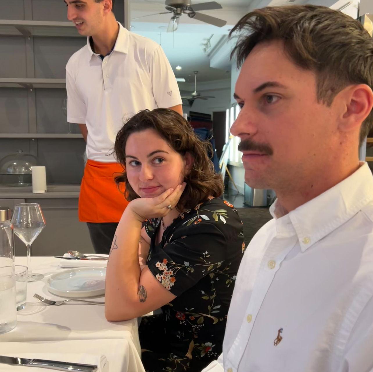 Dinner with Katja's family.