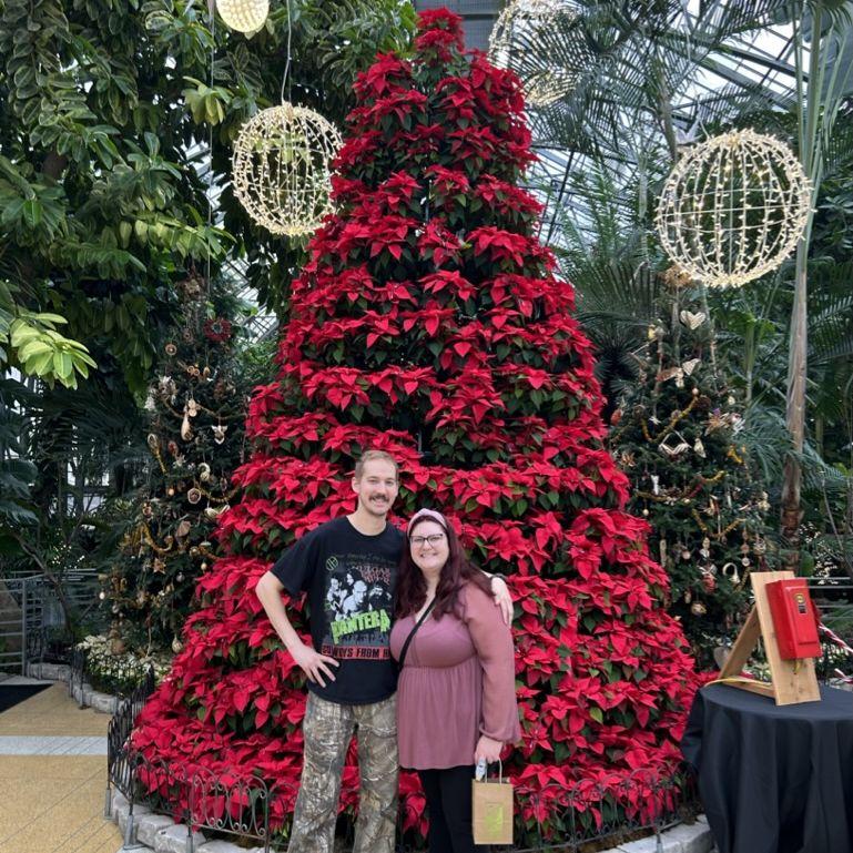 The Christmas display at the Krohn Conservatory.
12-01-2023