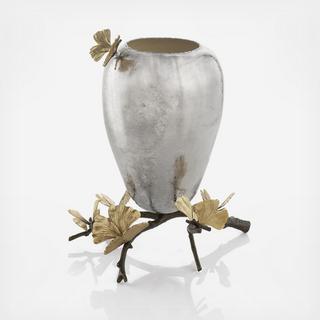 Butterfly Ginkgo Vase