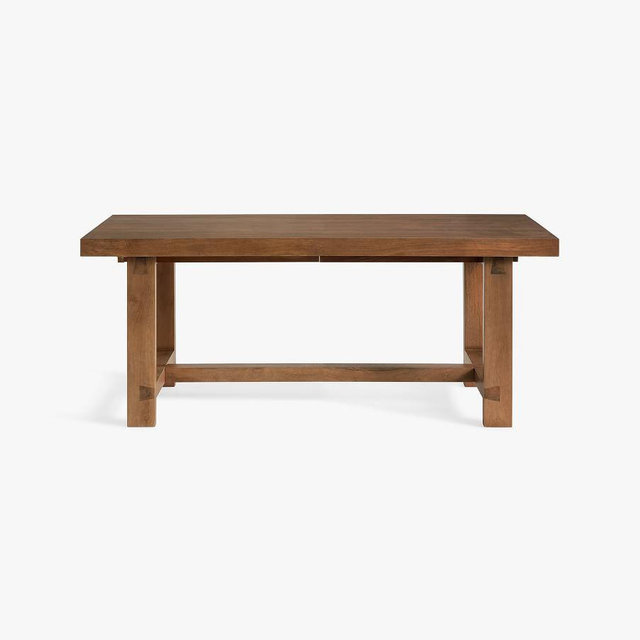 Reed Extendable Dining Table, Antique Umber, 73"-97" W