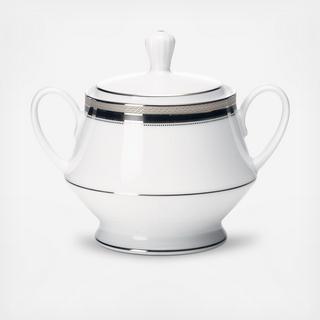 Austin Platinum Sugar Bowl with Cover