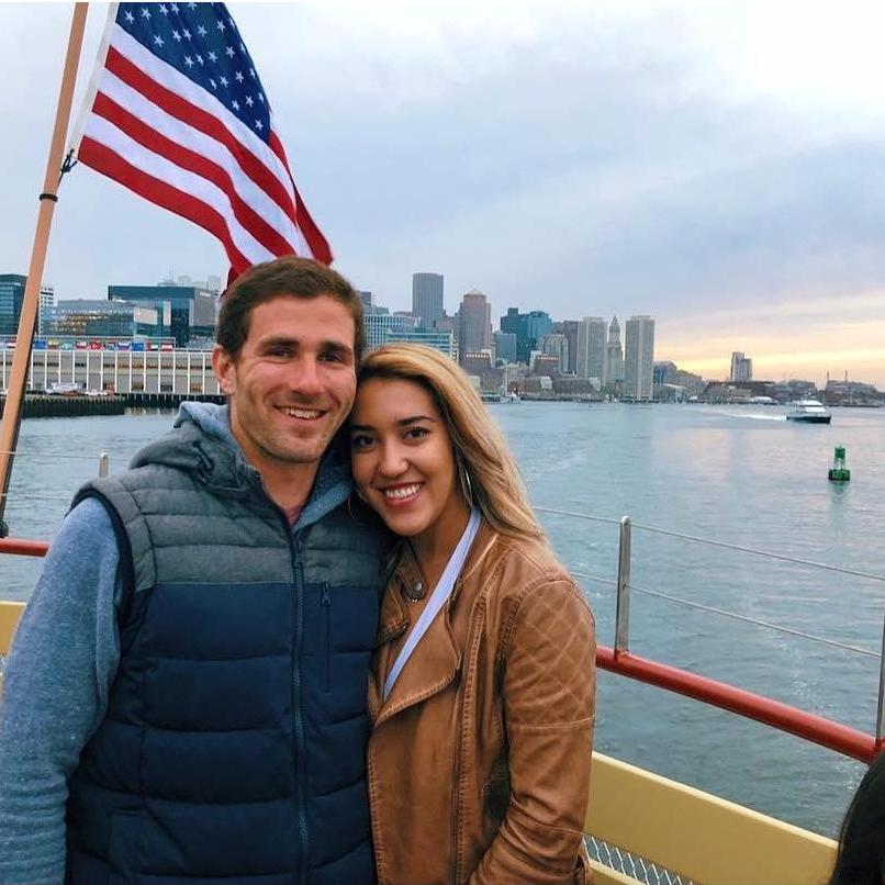This photo was taken a few days before Uros and Isabella graduated, at their Senior cruise night!