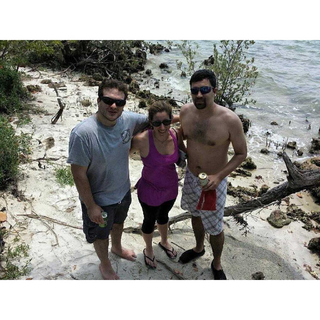 with David on our first kayaking trip !