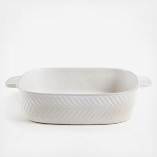 Fern Oval Casserole Dish