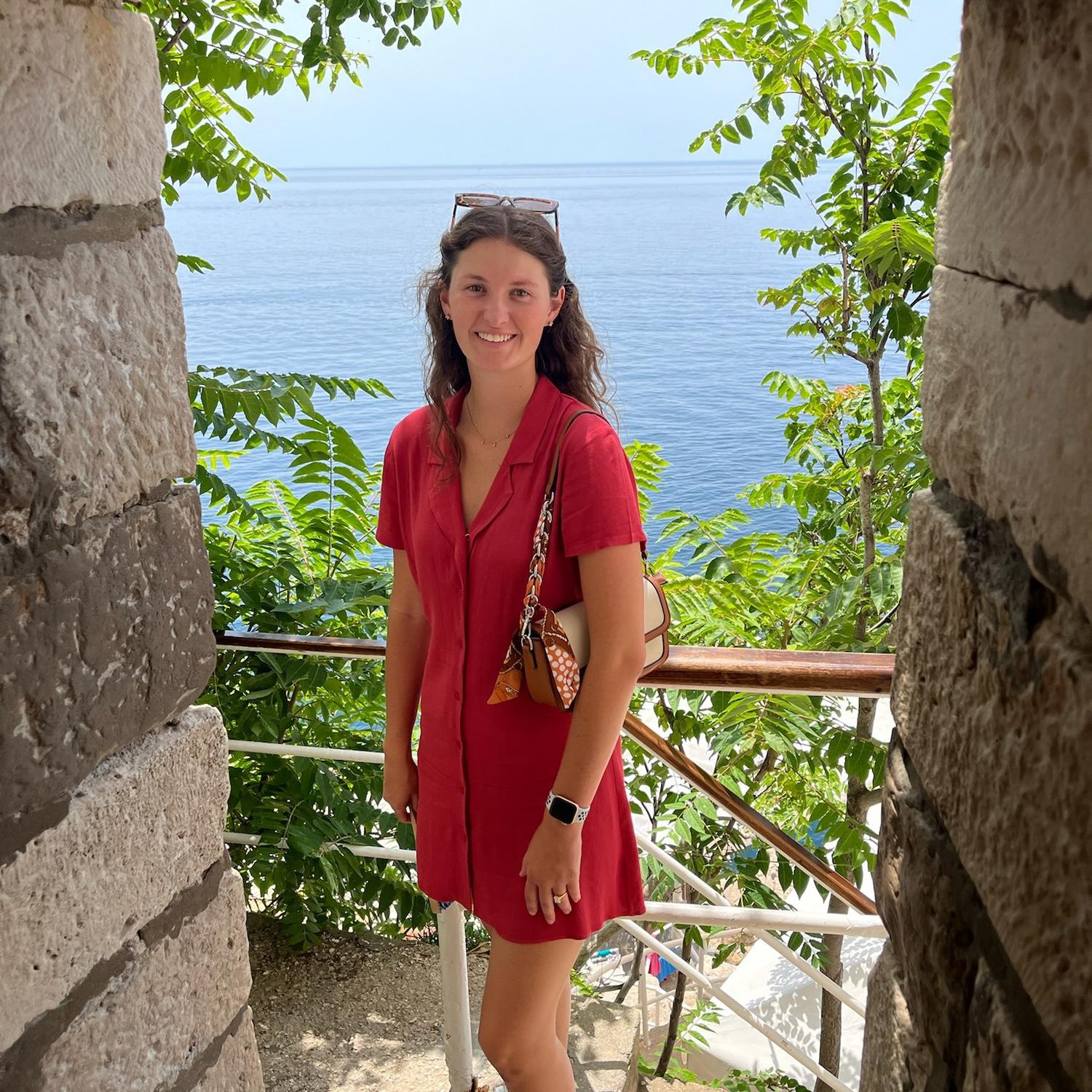 Dubrovnik is completely walled in city. Here we found a hole in the wall bar, literally!